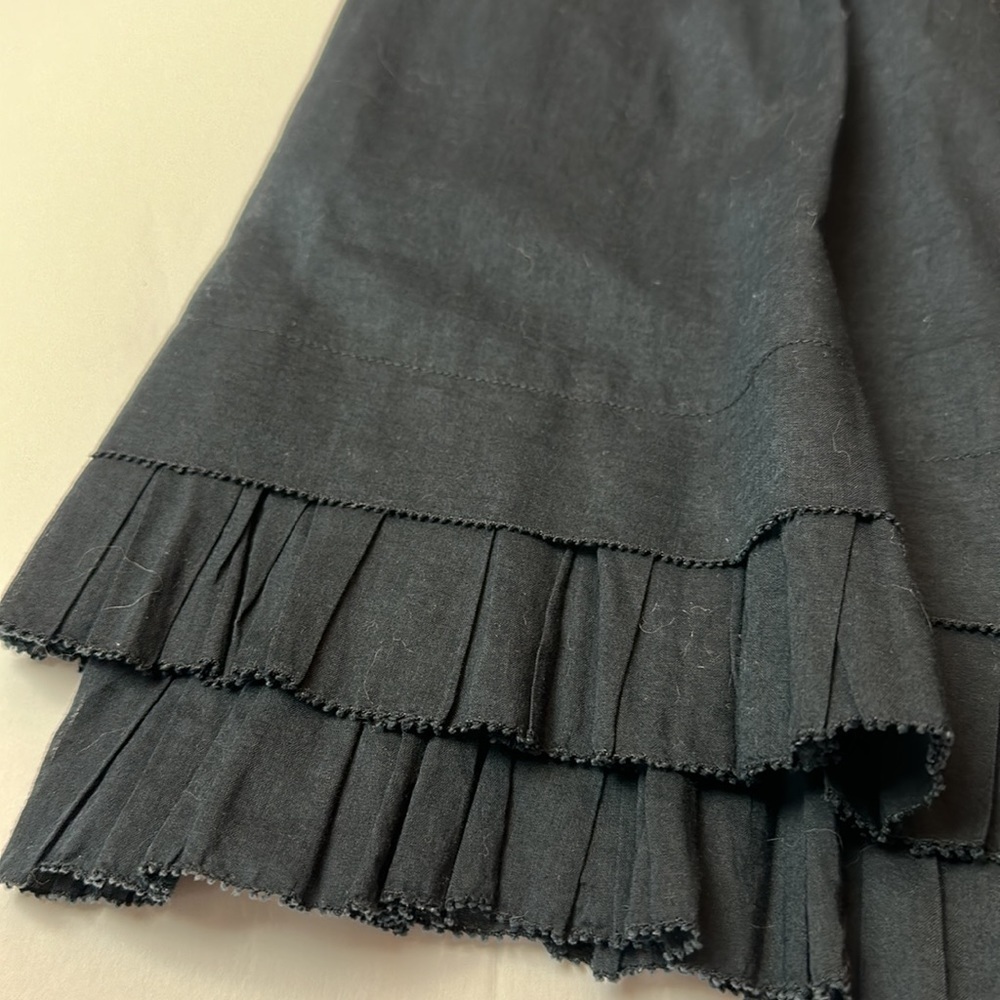 Ann Taylor Cotton Ruffle Hem Skirt | Preppy Classic Capsule / Feminine Office